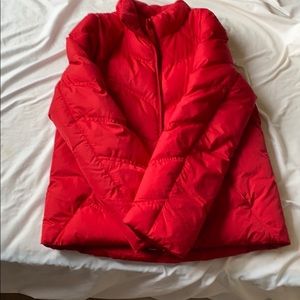 Red Puffer jacket